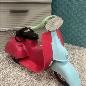 OG Our Generation Scooter Bike Motorcycle For 18" American Girl Doll Blue Pink